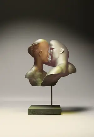 Il bacio - sculpture digitale