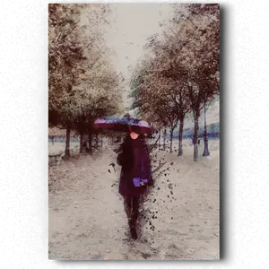 La dame au parapluie