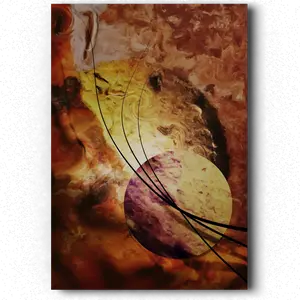 Nouveau Monde - Essai abstrait, peinture relief