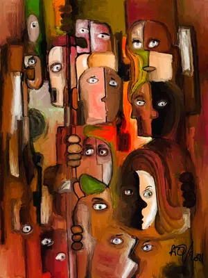 Morning commute - Rush hour in the parisian metro