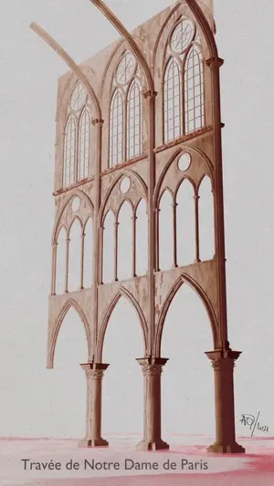 Trav‚e de Notre Dame de Paris
