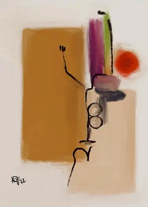 Woman, Morning Sunbathing - Variations 2