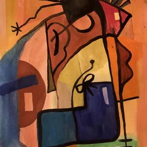 The lady at the café, Paris