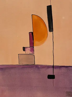 Watercolor Study in Bb Major No. 2