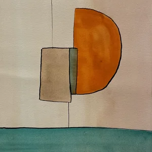 Étude à l'aquarelle en Ré majeur n° 3