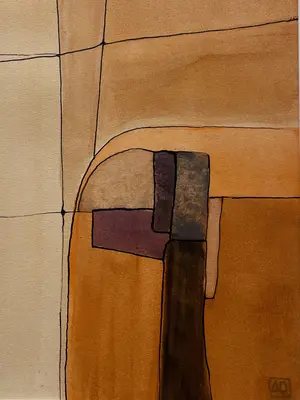 Watercolor Study in D Minor No. 4