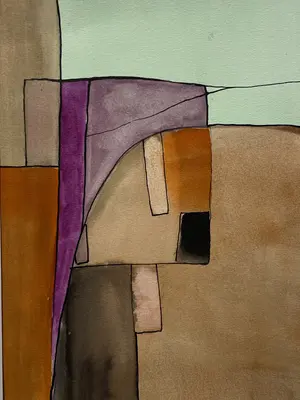 Watercolor Study in D Minor No. 5