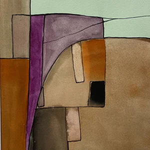 Watercolor Study in D Minor No. 5