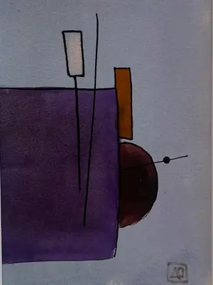 Watercolor Study in F Minor No. 1