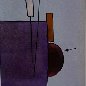 Watercolor Study in F Minor No. 4 — view 1