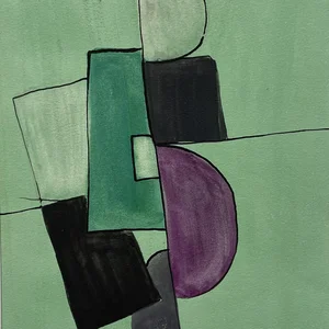 Étude à l'aquarelle en Fa dièse majeur n° 1