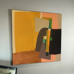 Ré Majeur - Recherche sur l'Harmonie - Variation 4 — Scène 100×100 · mur blanc · sans PP #1
