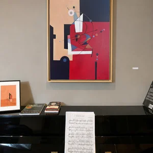 Sérénade Éthérée Flûtes Chuchotant Mélodie — Scène 50×70 · piano · PP #1