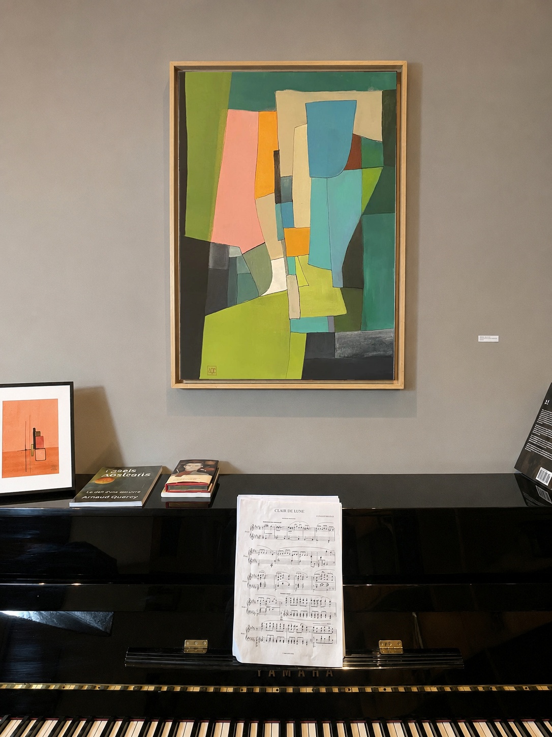F# Minor - Research on Harmony - Variation 3, acrylic on linen canvas