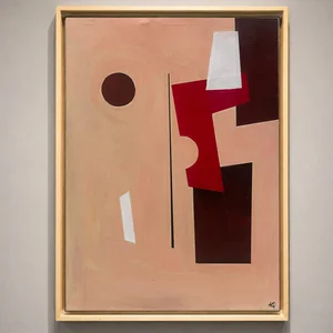 Salut d'amour — Scène 50×70 · mur blanc · PP #3