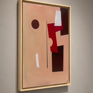 Salut d'amour — Scène 50×70 · mur blanc · PP #4