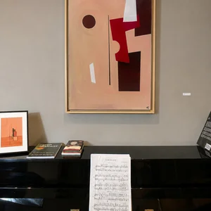 Salut d'amour — Scène 50×70 · piano · PP #1