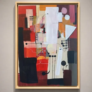 Dévoilement du Cosmos Aube de la Raison — Scène 50×70 · mur blanc · PP #3