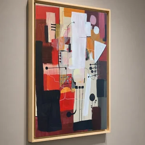 Dévoilement du Cosmos Aube de la Raison — Scène 50×70 · mur blanc · PP #4