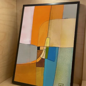 La Majeur - Recherche sur l'Harmonie - Variation 2 — étagère caisson bois · 21×30 #1