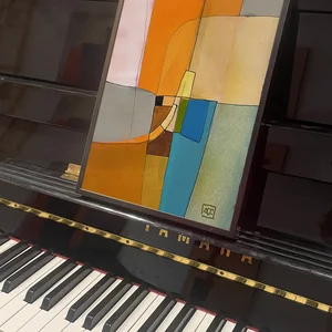La Majeur - Recherche sur l'Harmonie - Variation 2 — piano · 21×30 #1
