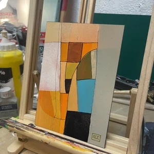 La Majeur - Recherche sur l'Harmonie - Variation 4 — chevalet · 15×21 #1