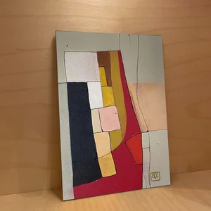 La Mineur - Recherche sur l'Harmonie - Variation 4 — étagère caisson bois · 15×21 #1