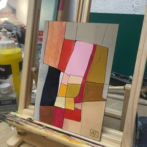 La Mineur - Recherche sur l'Harmonie - Variation 5 — chevalet · 15×21 #1