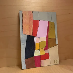 La Mineur - Recherche sur l'Harmonie - Variation 5 — étagère caisson bois · 15×21 #1