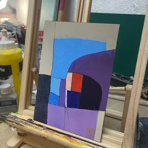 La bémol Majeur - Recherche sur l'Harmonie - Variation 10 — chevalet · 15×21 #1