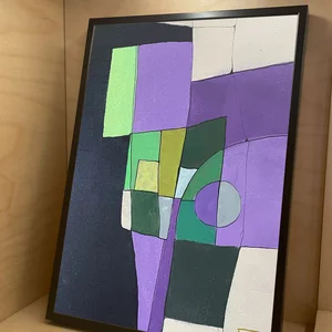 B Major - Research on Harmony - Variation 3 — étagère caisson bois · 21×30 #1