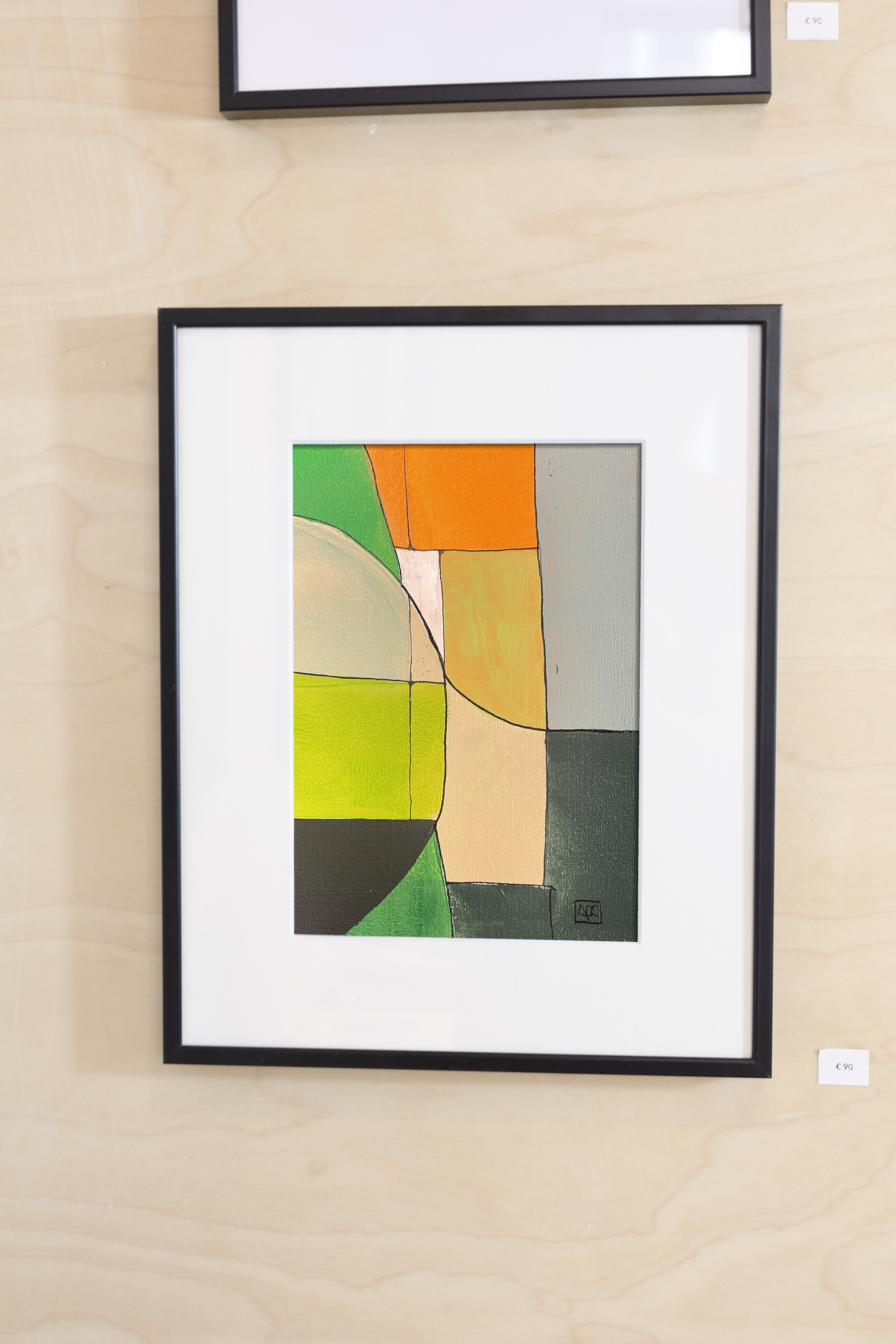B Minor - Research on Harmony - Variations 7, acrylic on paper