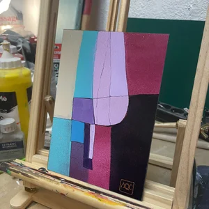 Si bémol Majeur - Recherche sur l'Harmonie - Variation 5 — chevalet · 15×21 #1