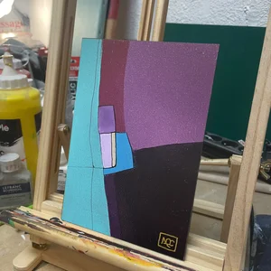 Si bémol Mineur - Recherche sur l'Harmonie - Variation 9 — chevalet · 15×21 #1