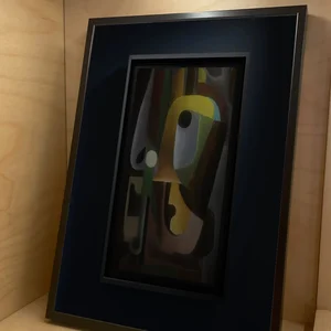 Blindsight — étagère caisson bois · 21×30 #1