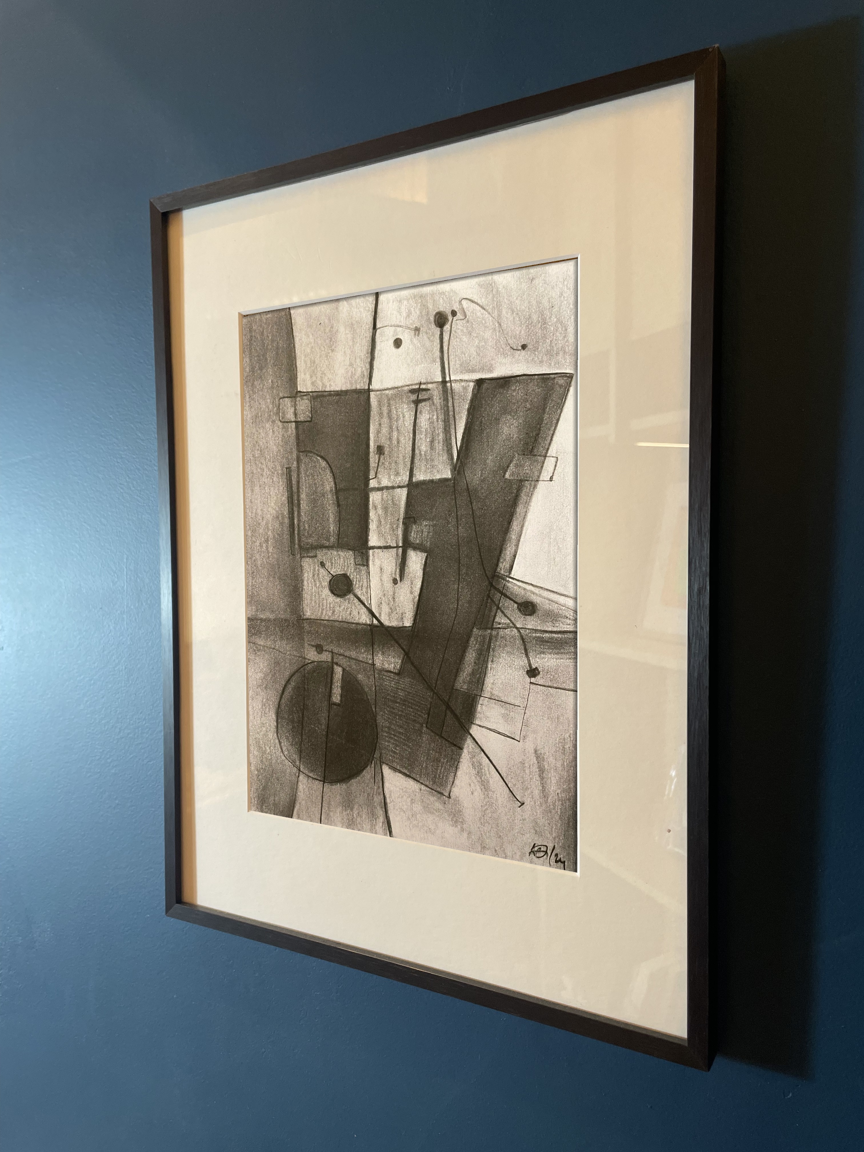 Burnout, charcoal on paper
