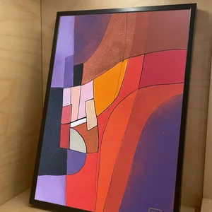 Do Mineur - Recherche sur l'Harmonie - Variation 7 — étagère caisson bois · 21×30 #1