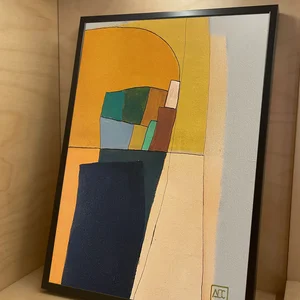 Ré Majeur - Recherche sur l'Harmonie - Variation 8 — étagère caisson bois · 21×30 #1