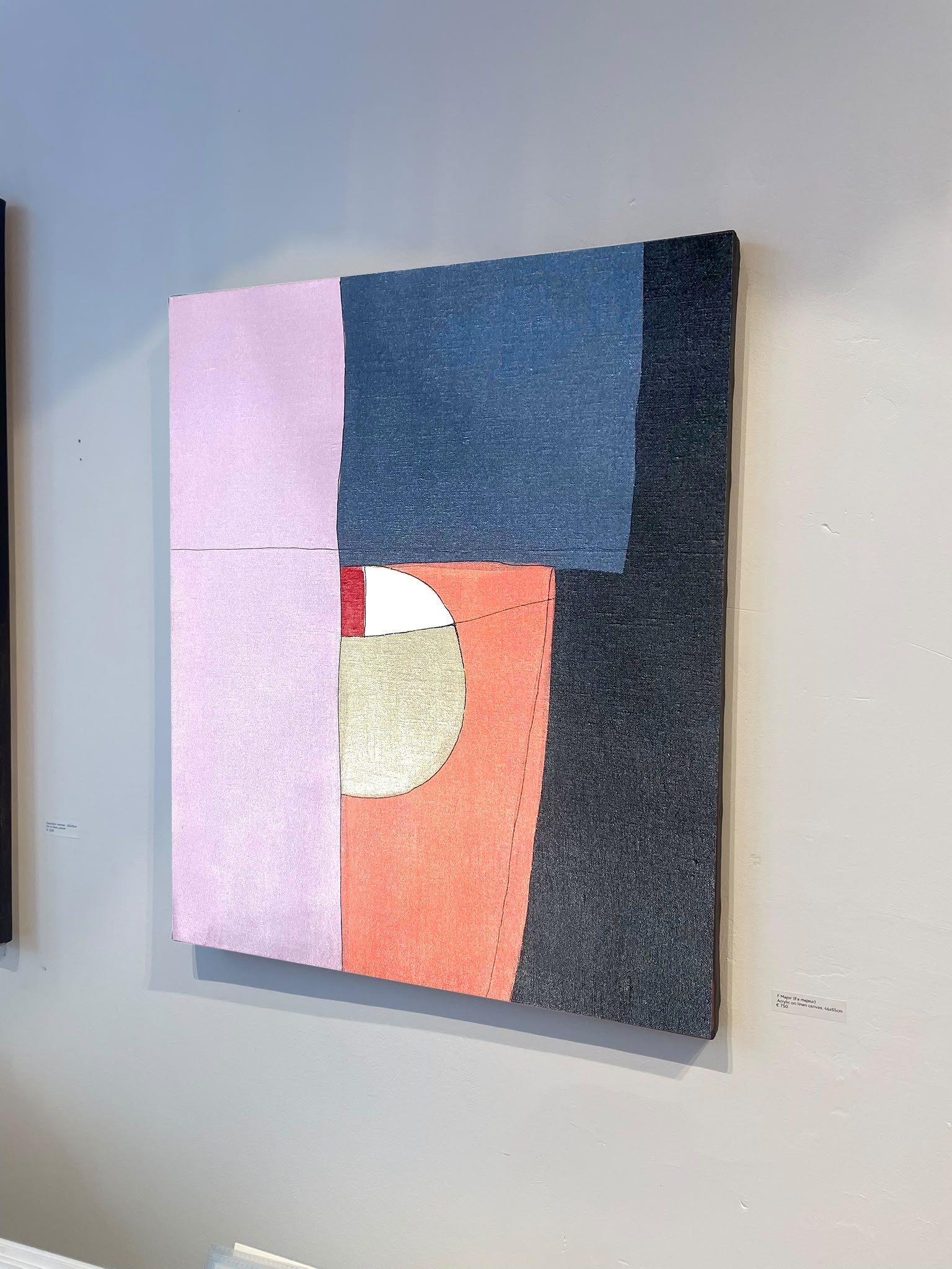 Db Major - Research on Harmony - Variations 16, acrylic on linen canvas