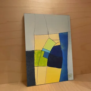Mi Mineur - Recherche sur l'Harmonie - Variation 3 — étagère caisson bois · 15×21 #1