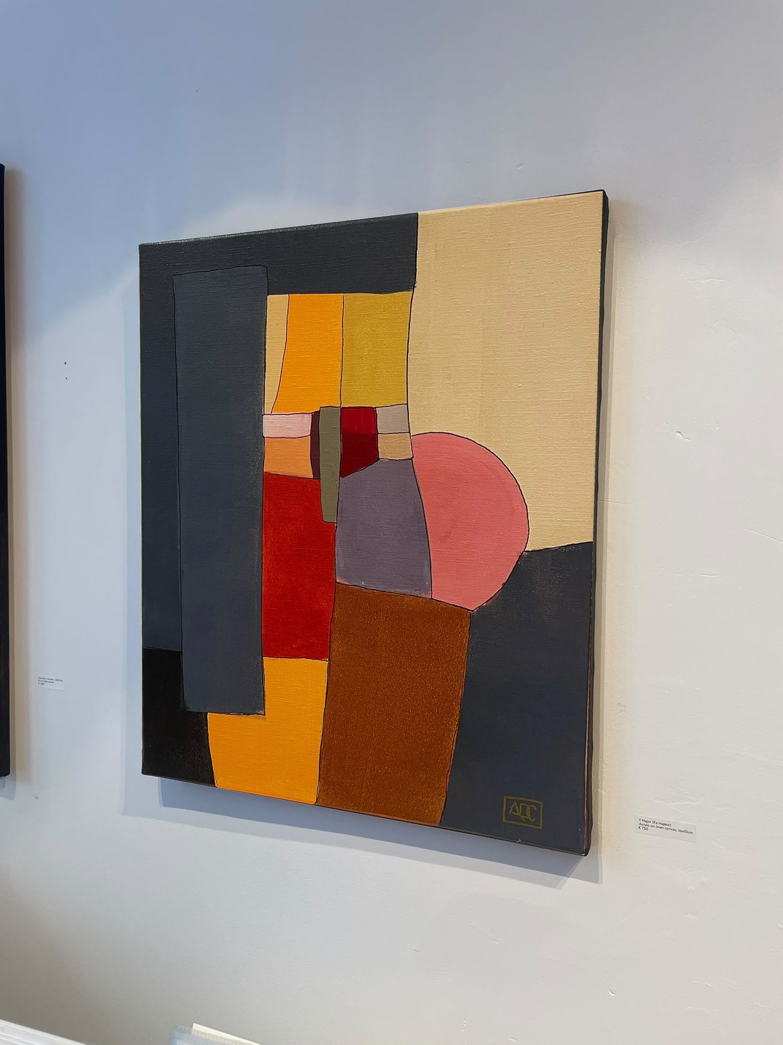 F Major - Research on Harmony - Variations 15, acrylic on linen canvas