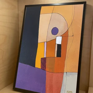 Sol Mineur - Recherche sur l'Harmonie - Variation 6 — étagère caisson bois · 21×30 #1