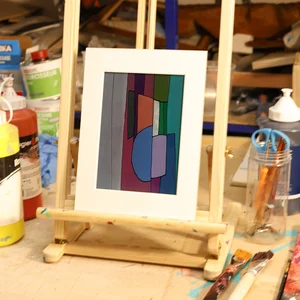 Rue Mallet-Stevens — ensemble Art déco - Paris 16, 17h20 — chevalet · PP #1
