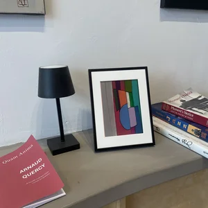 Rue Mallet-Stevens — ensemble Art déco - Paris 16, 17h20 — table & lampe · PP #1