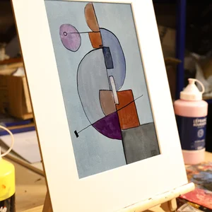 Étude à l'aquarelle en La bémol majeur n° 3 — chevalet · PP #3