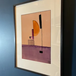 Étude à l'aquarelle en Si bémol majeur n° 2 — mur bleu · PP #2