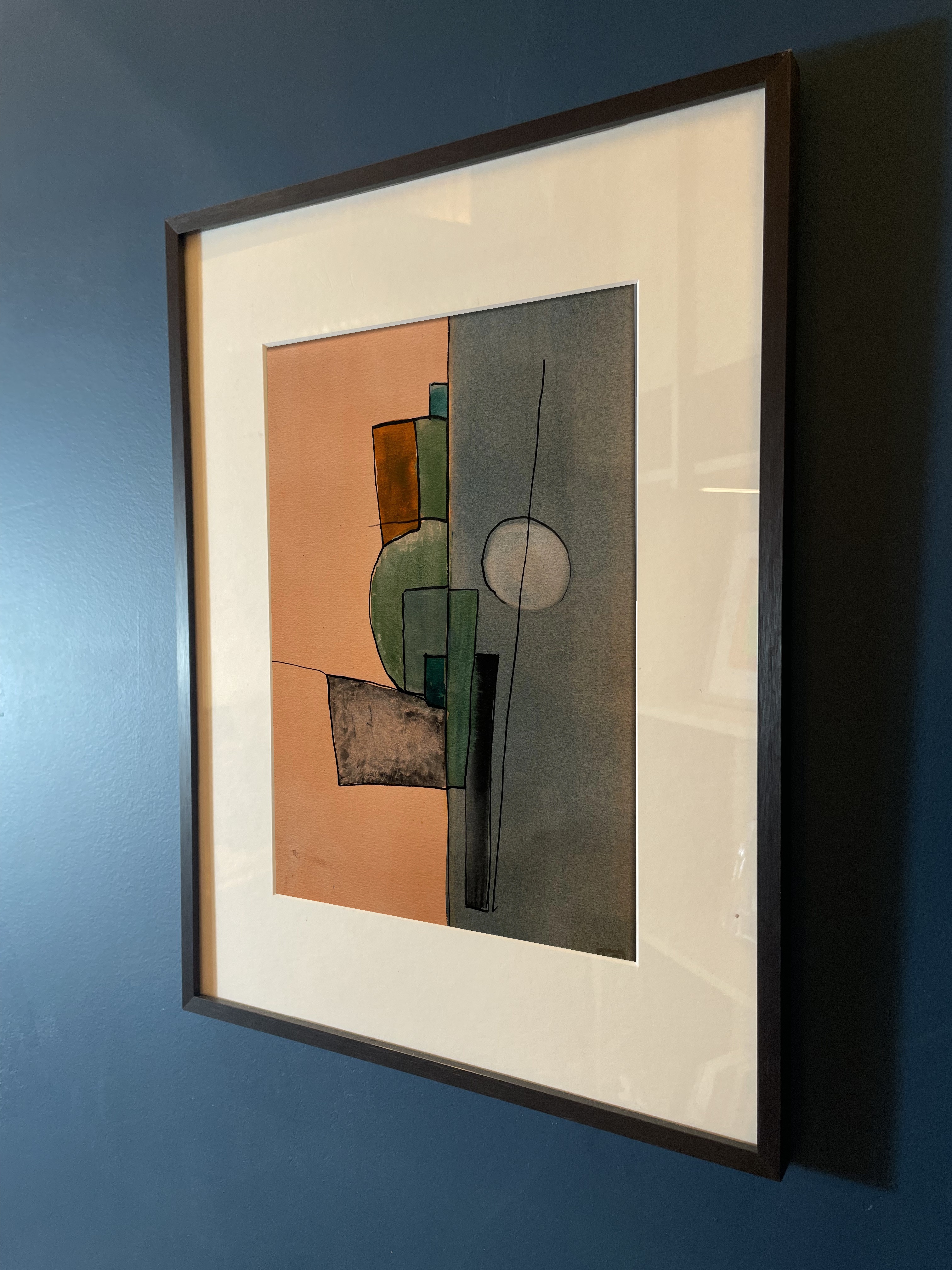 Watercolor Study in D Major No. 2, watercolor on paper