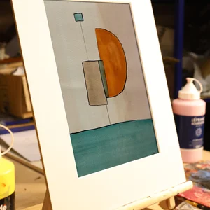 Watercolor Study in D Major No. 3 — chevalet · PP #3