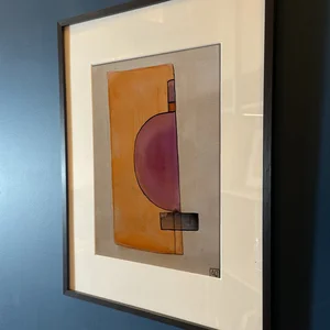 Étude à l'aquarelle en Ré mineur n° 3 — mur bleu · PP #2