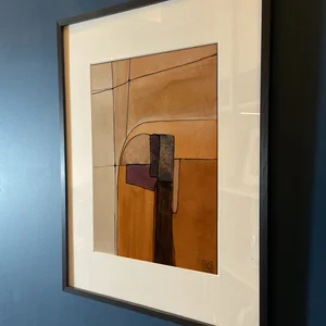 Étude à l'aquarelle en Ré mineur n° 4 — mur bleu · PP #2